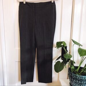 Ann Taylor Gray Modern Slim Leg Dress Pants